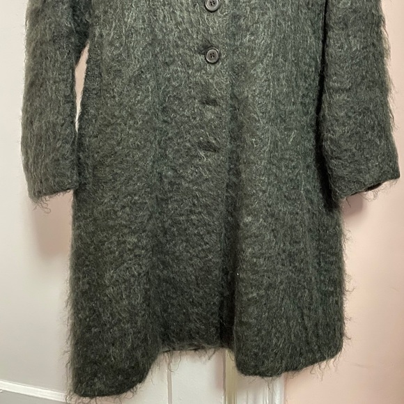 Stefano Mortari MOHAIR Pea Coat Size 44 ITALY - Picture 2 of 7
